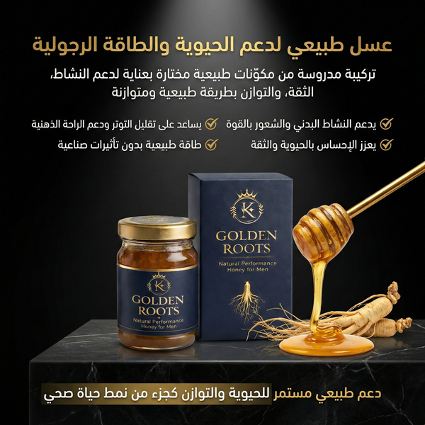 عسل طبيعي بتركيبة مدروسة يساعد على دعم الحيوية والنشاط الرجولي بشكل طبيعي.